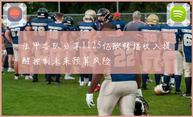 法甲各队分享1125亿欧转播收入提醒控制未来预算风险